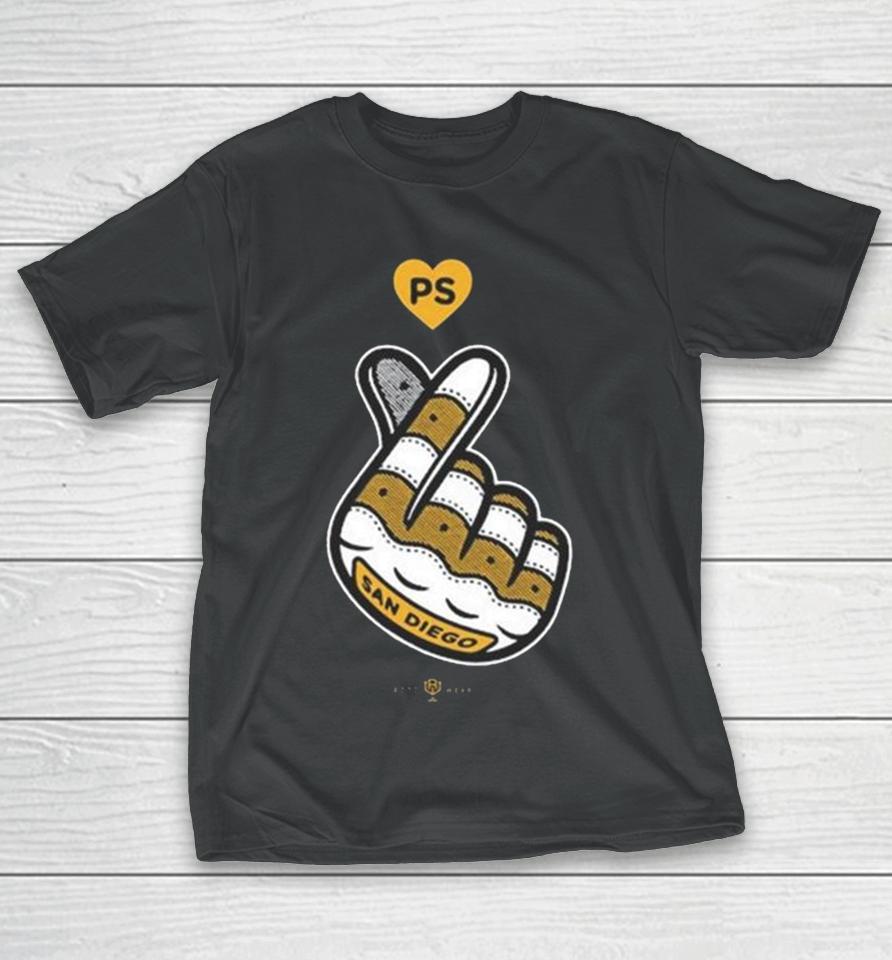 Lucky Duck Foundation San Diego Finger Heart T-Shirt