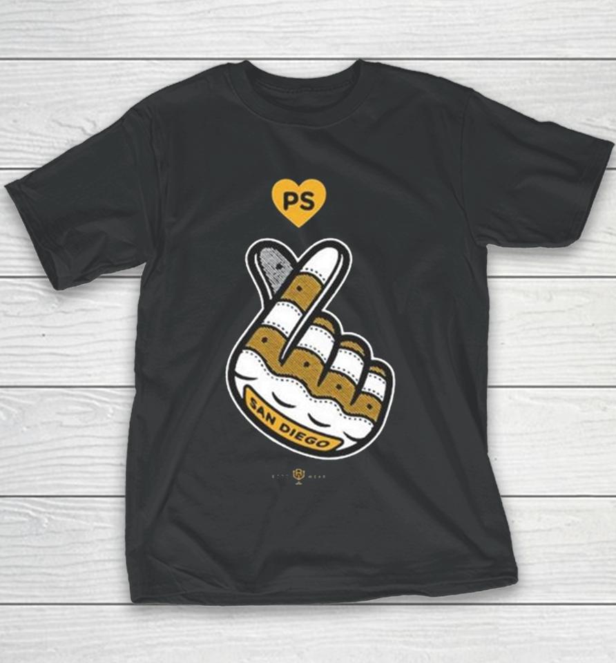 Lucky Duck Foundation San Diego Finger Heart Youth T-Shirt