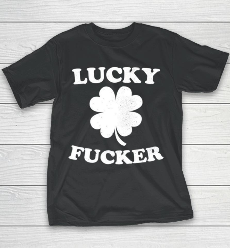 Lucky Fucker Clover Youth T-Shirt