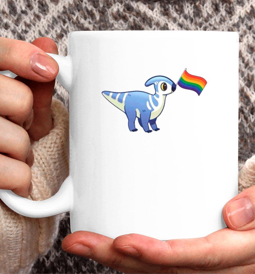 Lucky With A Pride Flag Coffee Mug