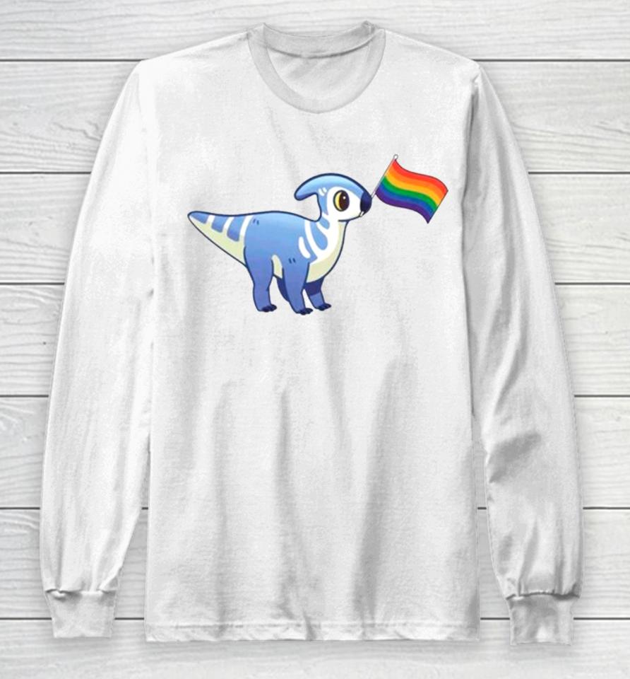 Lucky With A Pride Flag Long Sleeve T-Shirt