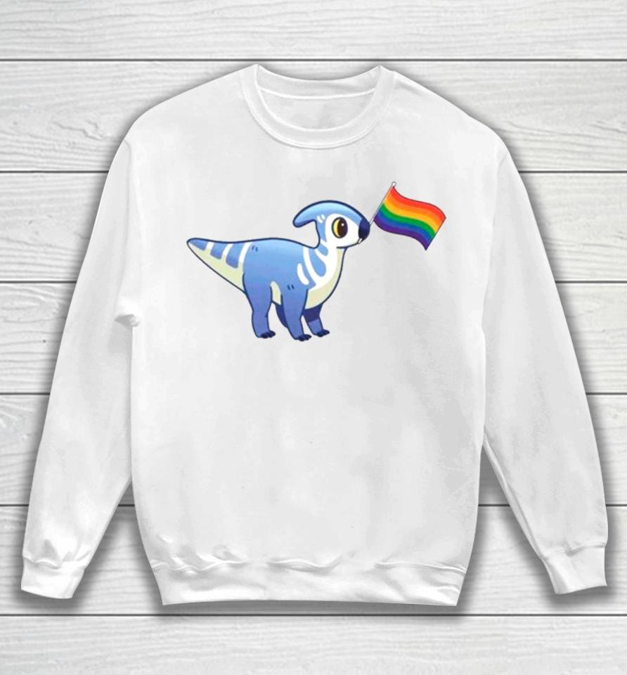 Lucky With A Pride Flag Sweatshirt