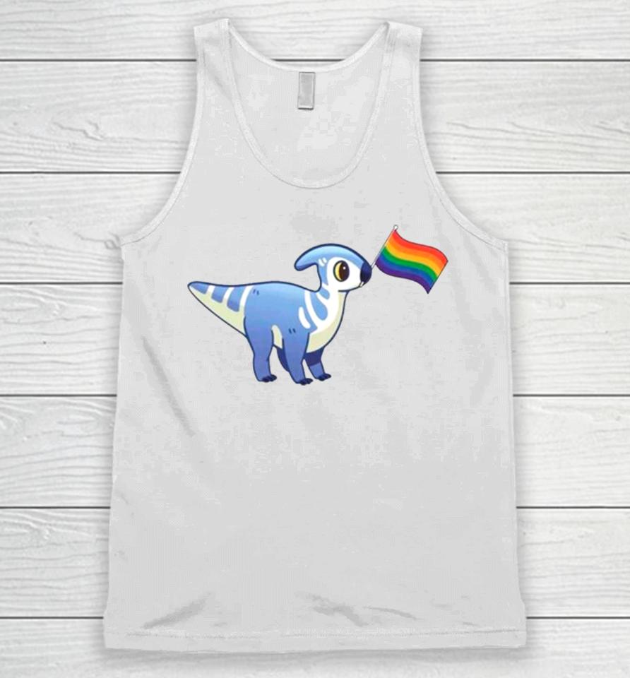 Lucky With A Pride Flag Unisex Tank Top