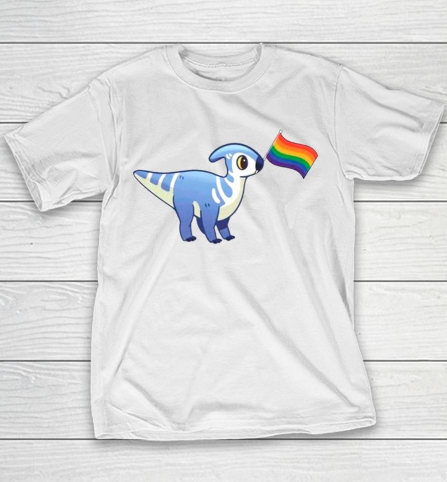 Lucky With A Pride Flag Youth T-Shirt