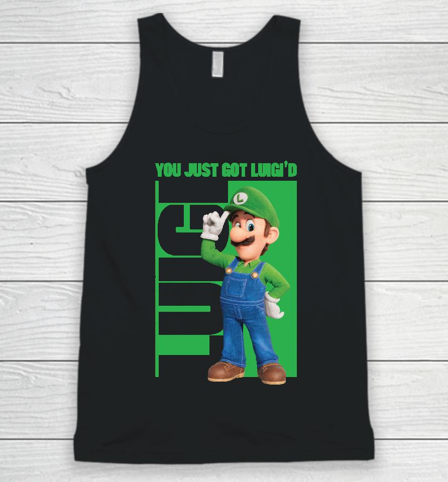 Luigi You Just Got Luigi'd Unisex Tank Top