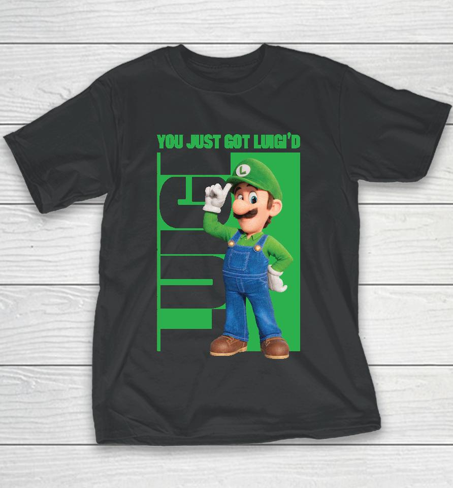Luigi You Just Got Luigi'd Youth T-Shirt