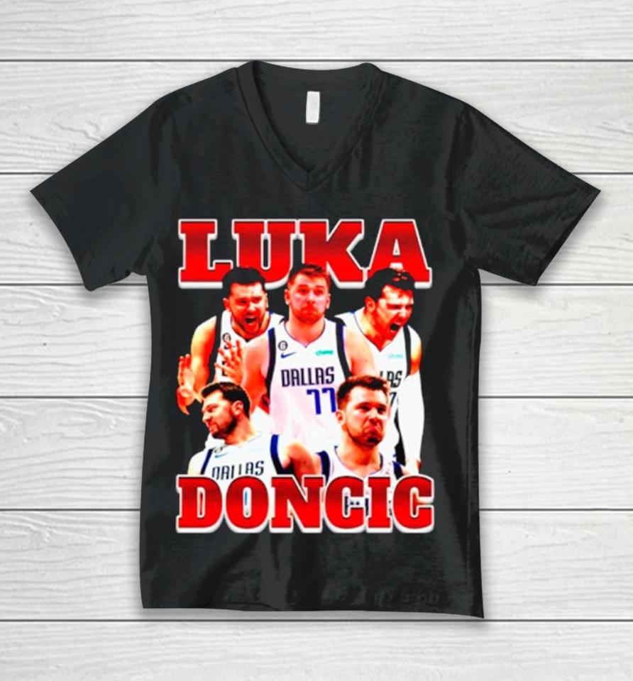 Luka Doncic Bootleg Unisex V-Neck T-Shirt