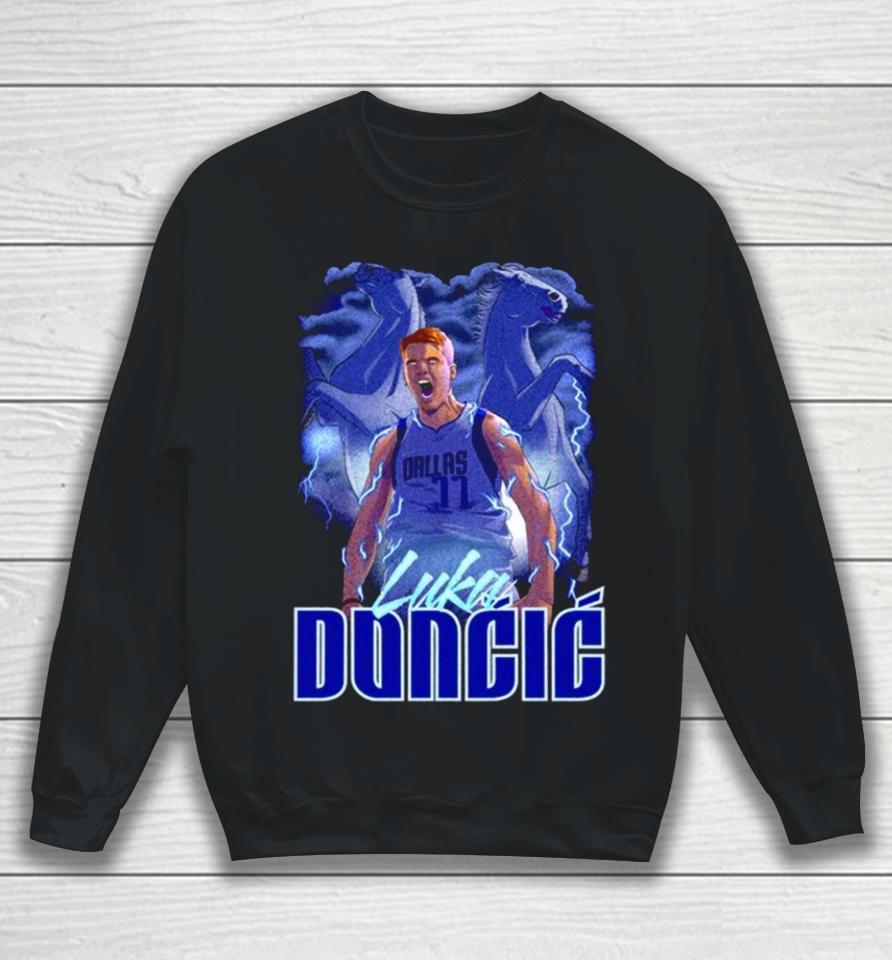Luka Doncic Dallas Mavericks Basketball Sweatshirt