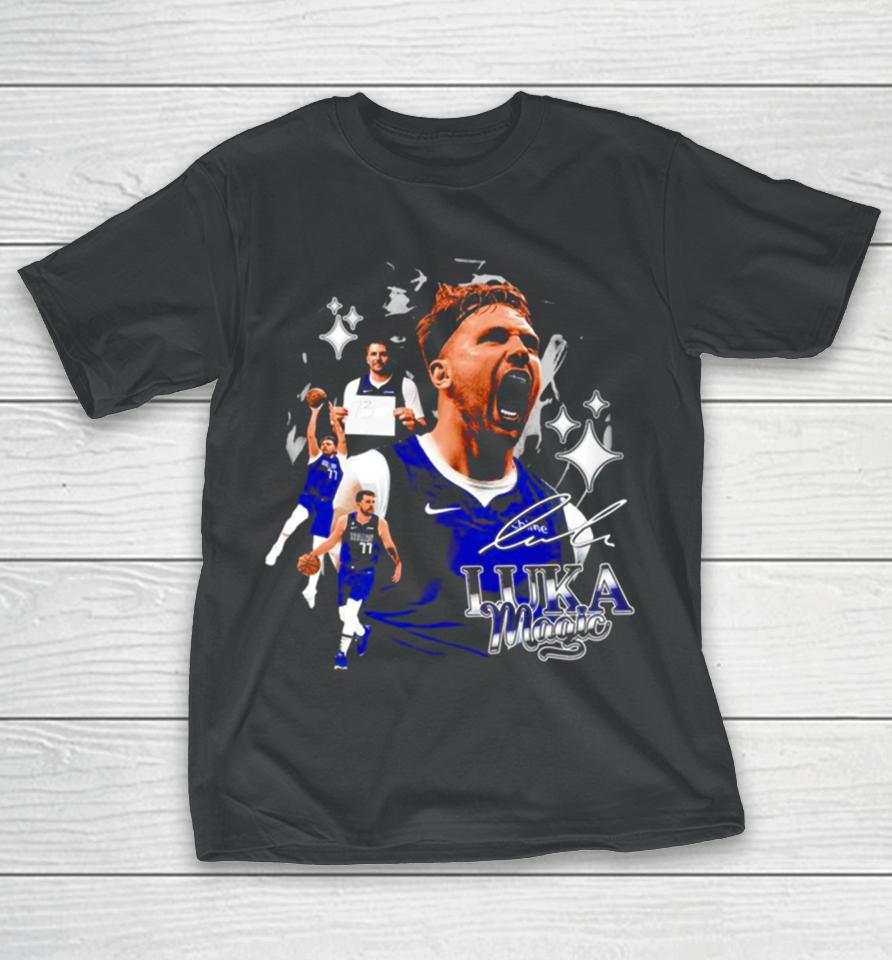 Luka Doncic Dallas Mavericks Graphic Poster T-Shirt