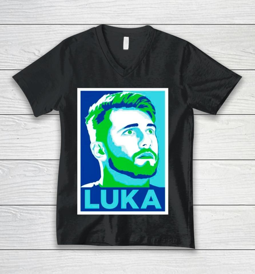 Luka Doncic Dallas Mavericks Player Basketball Unisex V-Neck T-Shirt