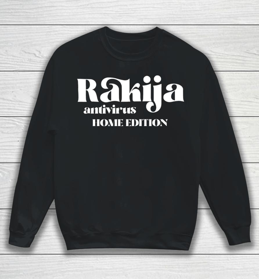 Luka Doncic Wearing Rakija Antivirus Home Edition Sweatshirt
