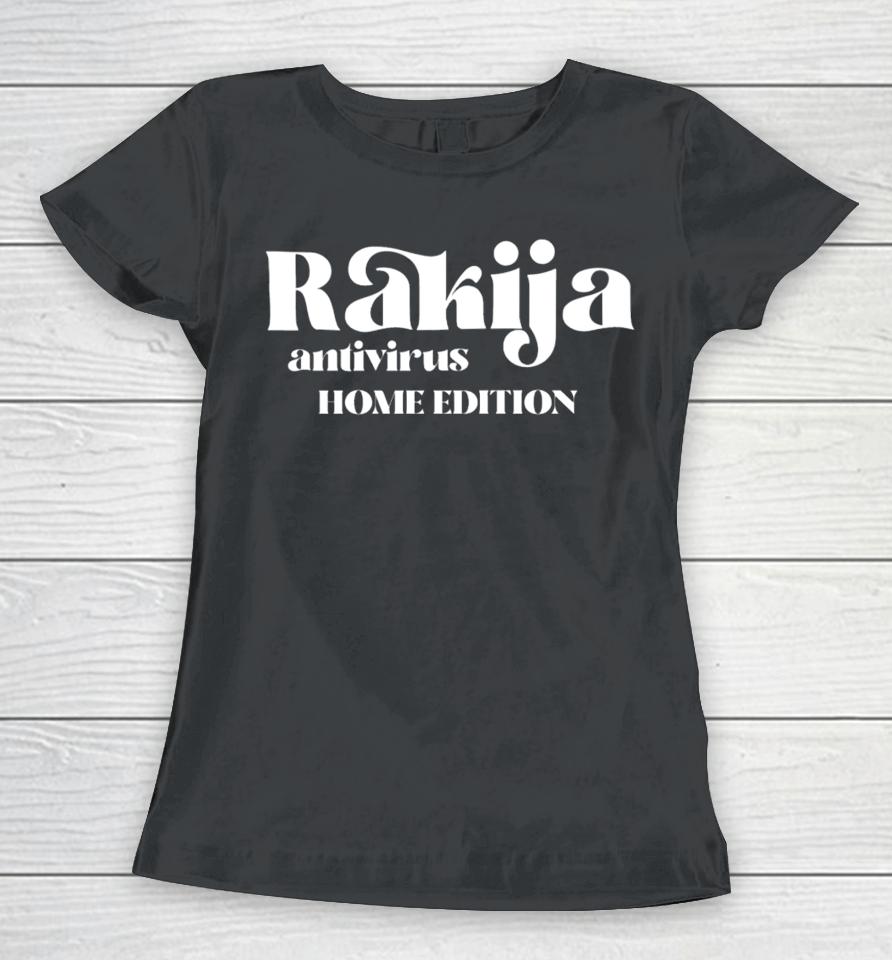 Luka Doncic Wearing Rakija Antivirus Home Edition Women T-Shirt