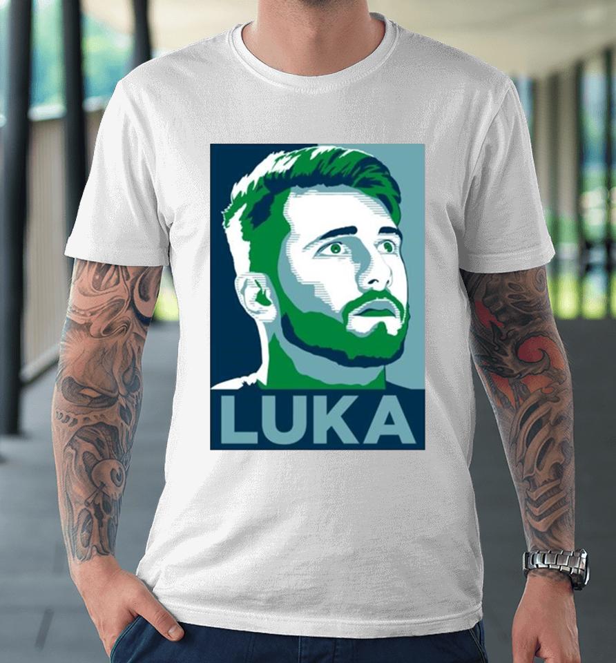 Luka Player Basketball Dallas Mavericks Art Green Premium T-Shirt
