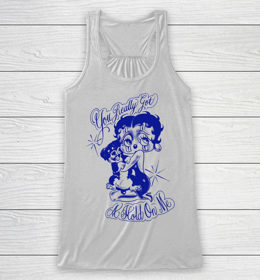 Lux Rosa Store You Really Got A Hold On Me Racerback Tank