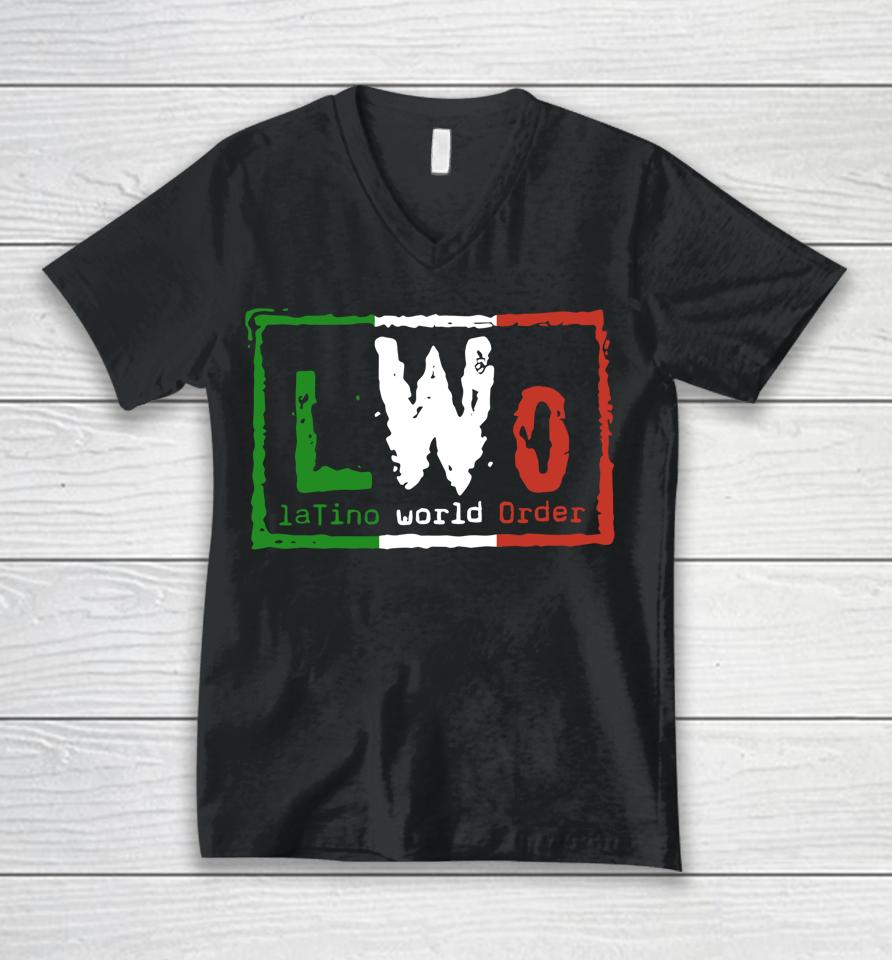 Lwo Latino World Order Unisex V-Neck T-Shirt