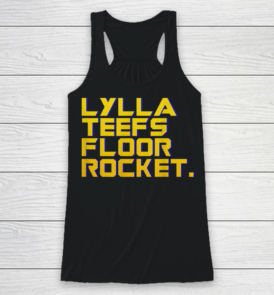 Lylla, Teefs, Floor &Amp; Rocket - Vol 3 Retro Galaxy Style Racerback Tank