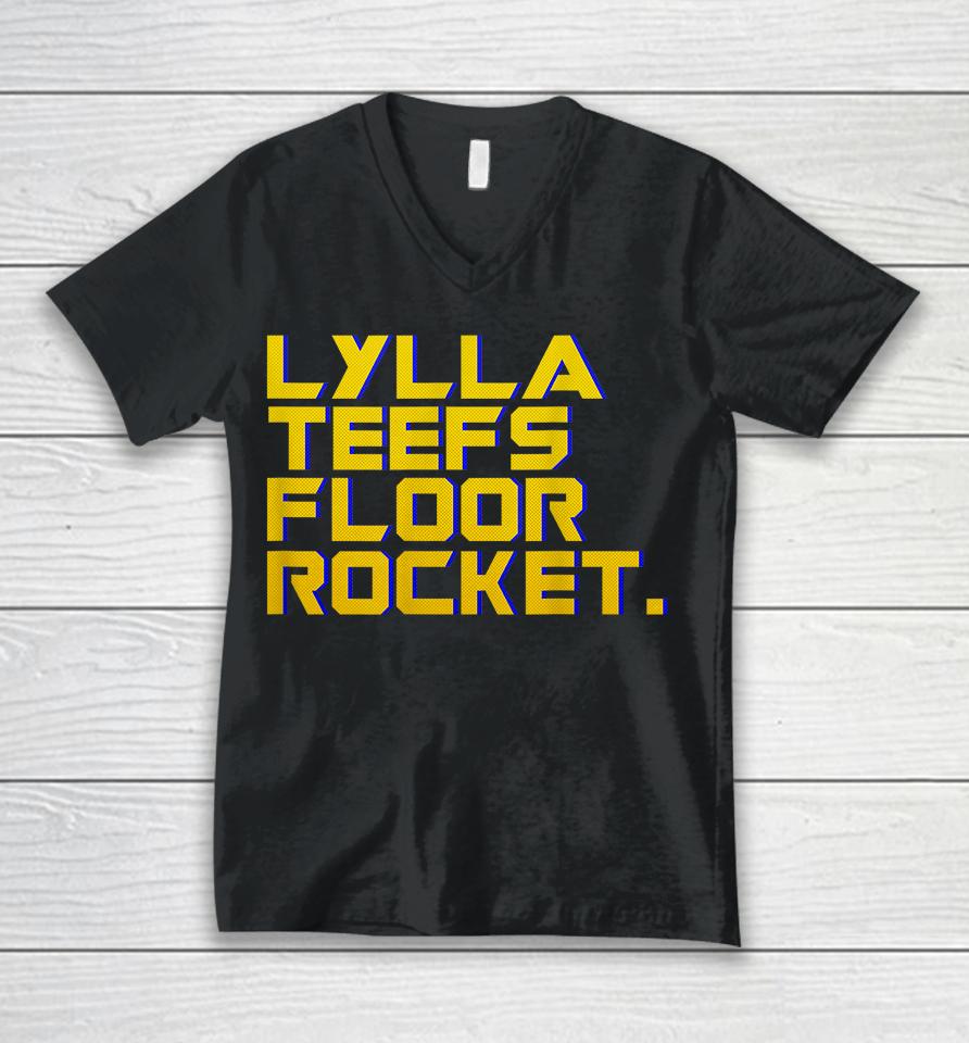 Lylla, Teefs, Floor &Amp; Rocket - Vol 3 Retro Galaxy Style Unisex V-Neck T-Shirt