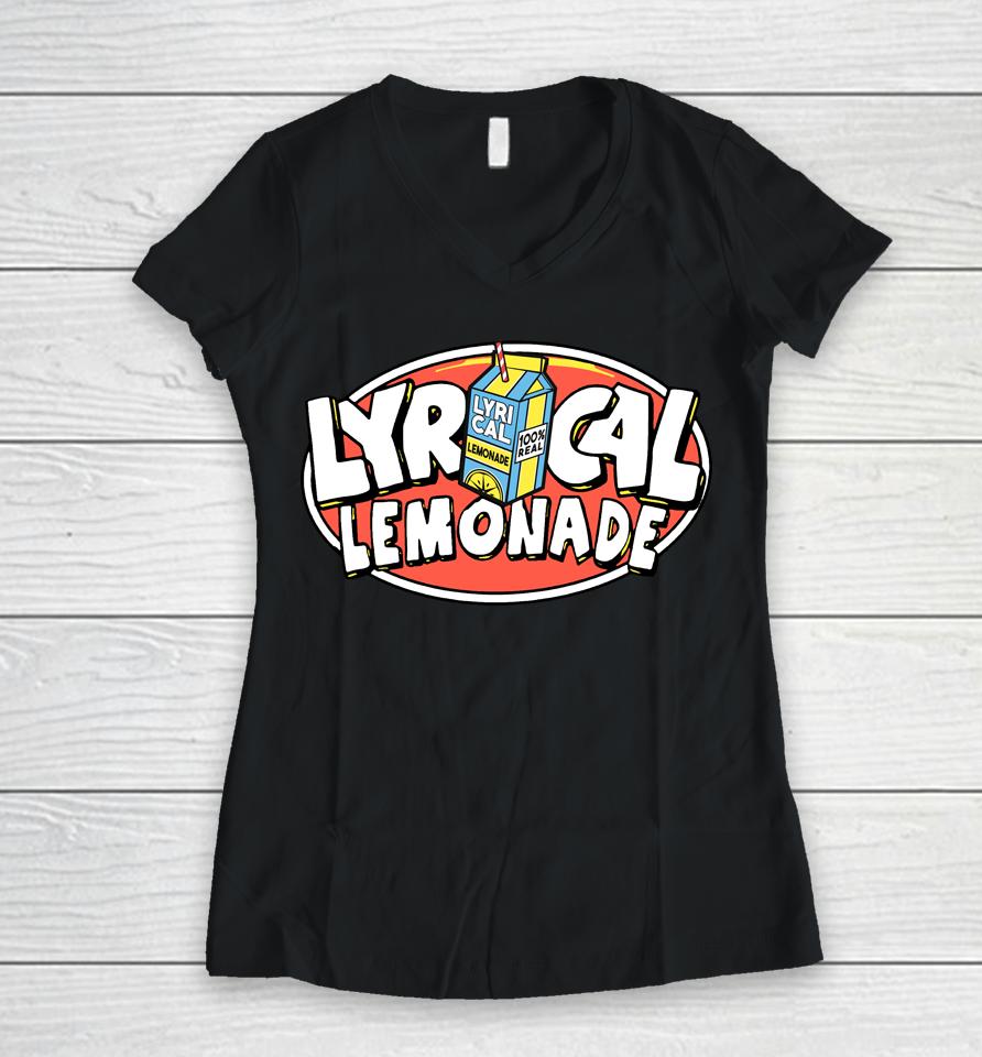 Lyrical Lemonade 2022 Women V-Neck T-Shirt