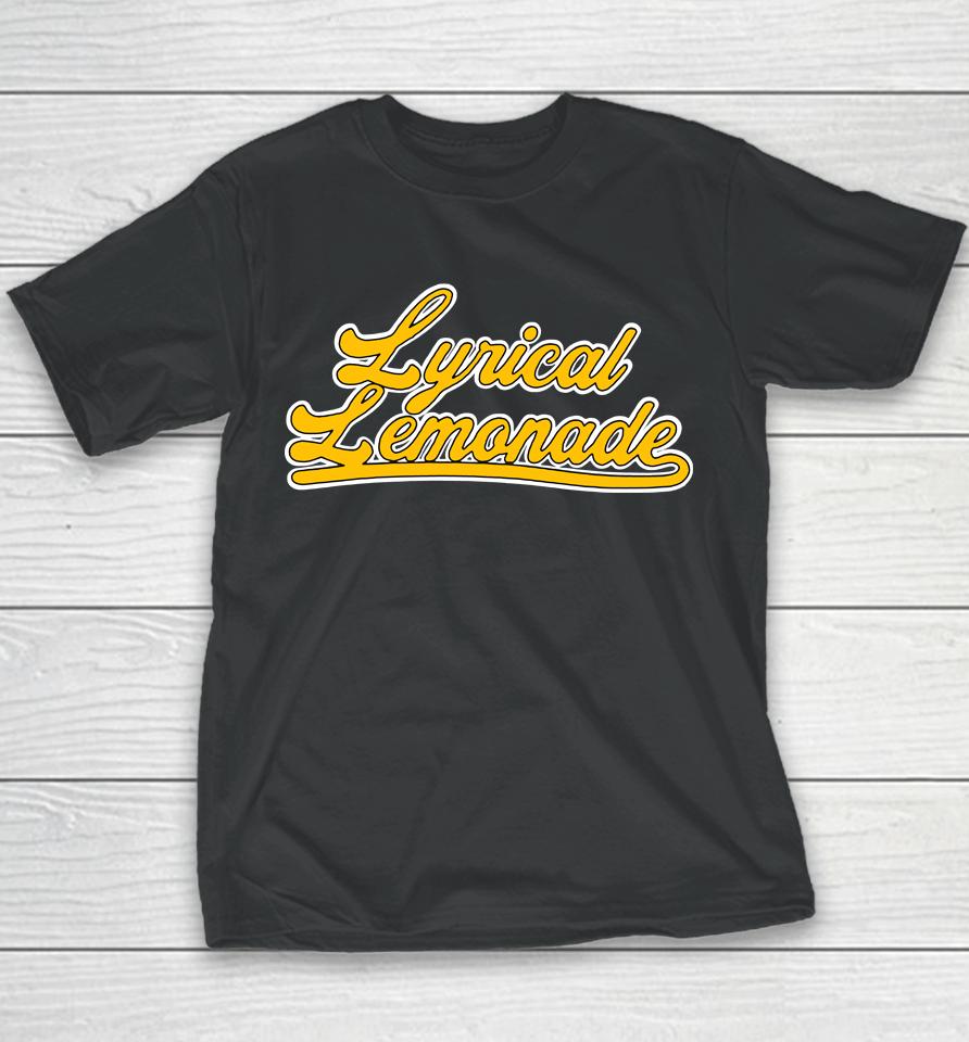 Lyrical Lemonade Merch Script Black Youth T-Shirt