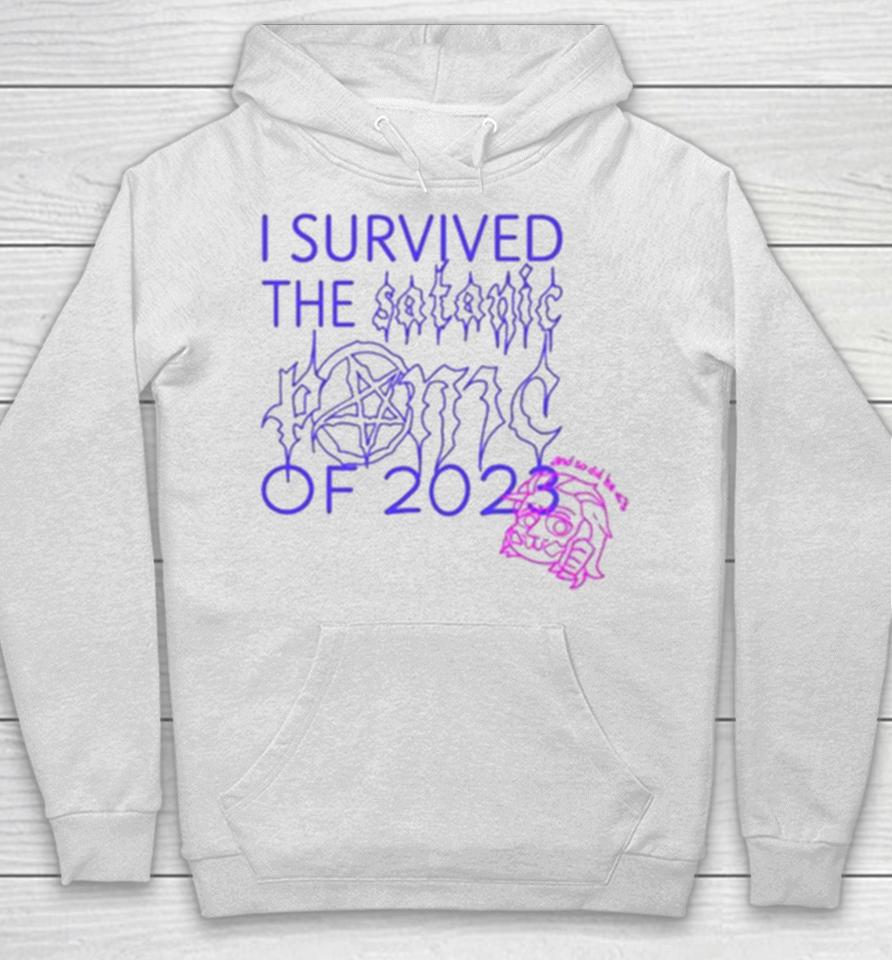 Lysander I Survived The Satanic Panic Of 2023 And So Did He Hoodie