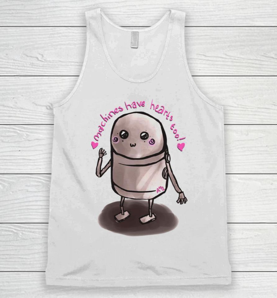 Machines Have Hearts Too Nier Automata Unisex Tank Top