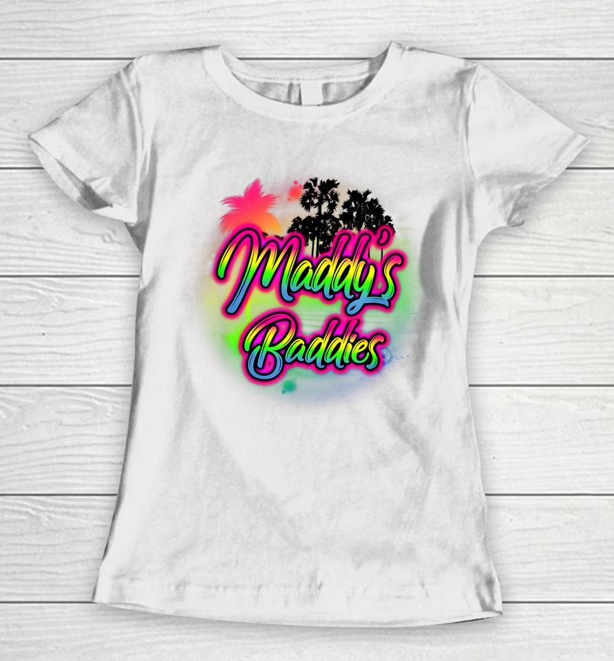 Maddy's Baddies Vintage Airbrush Bachelorette Women T-Shirt
