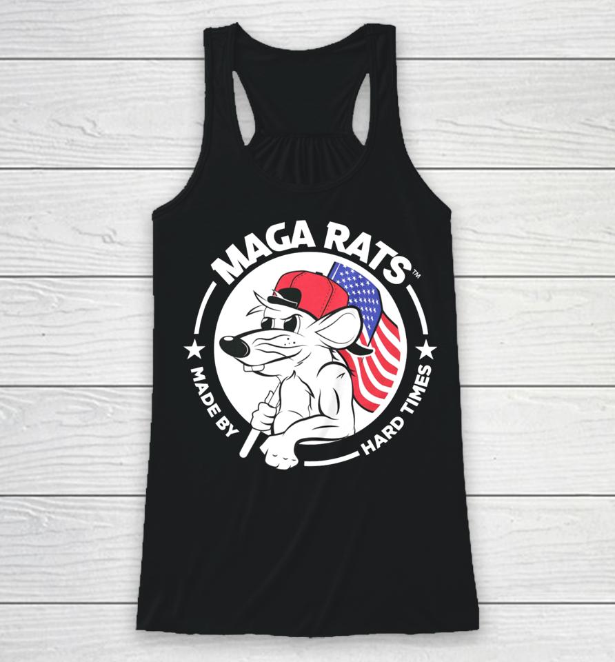 Maga Rats Merch Maga Rats Made By Hard Times Logo Racerback Tank
