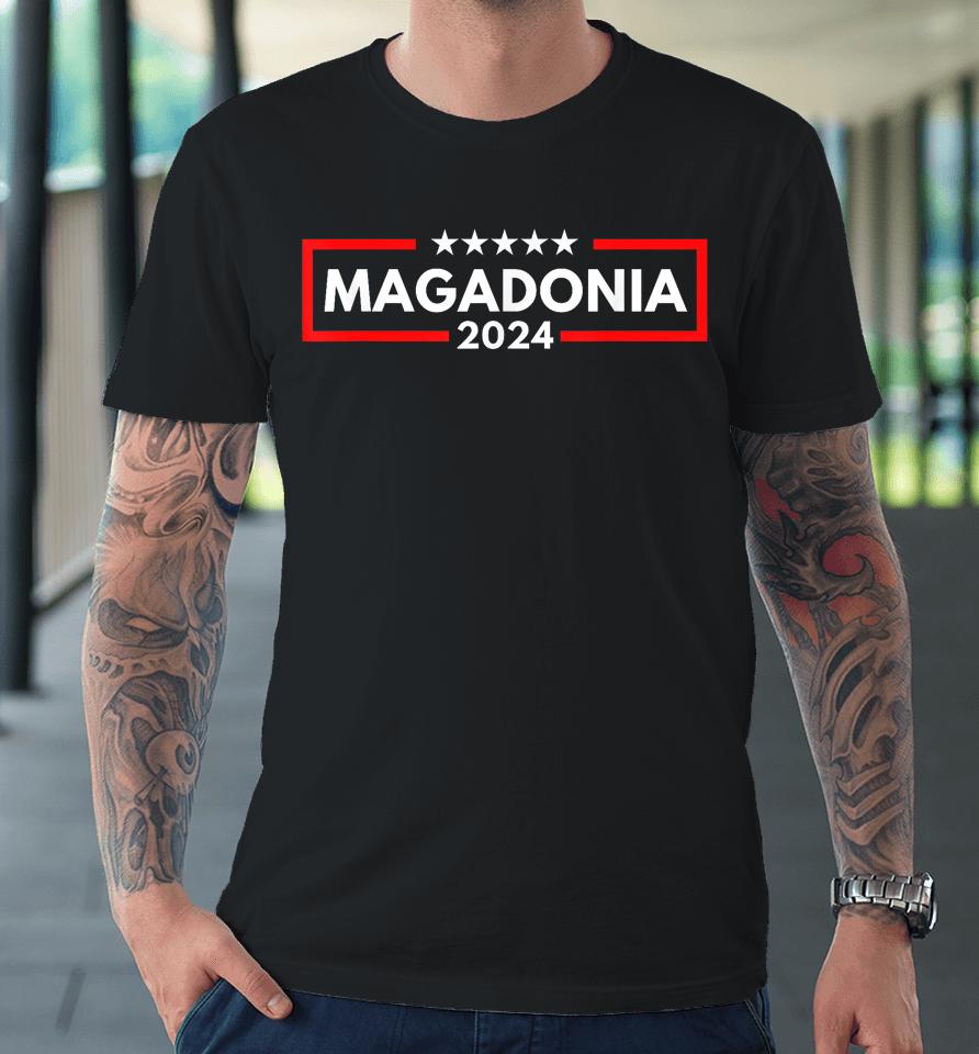 Magadonia 2024 Trump Voter Proud Trump Supporter Magadonian Premium T-Shirt