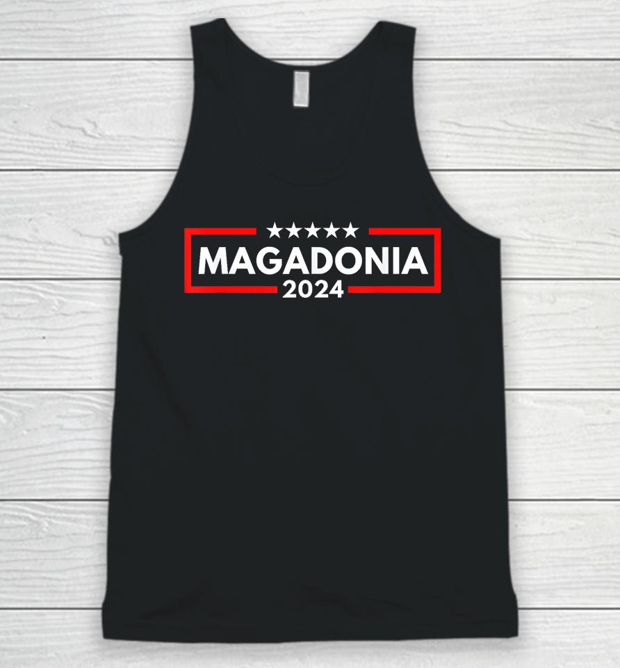 Magadonia 2024 Trump Voter Proud Trump Supporter Magadonian Unisex Tank Top