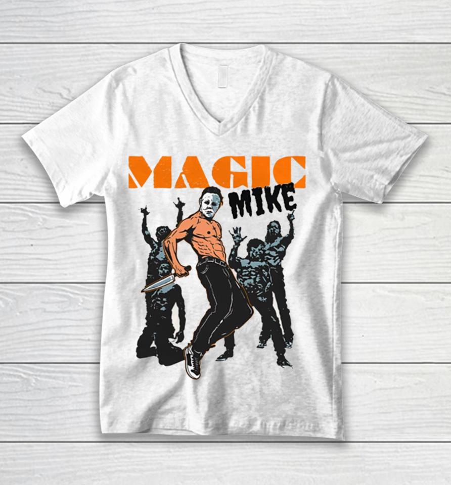 Magic Mike Friday The 13Th Michael Myers Unisex V-Neck T-Shirt