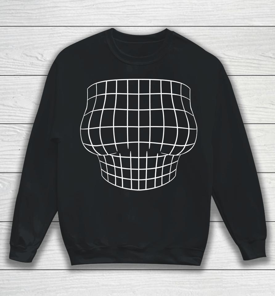 Magnified Chest Optical Illusion Sweatshirt