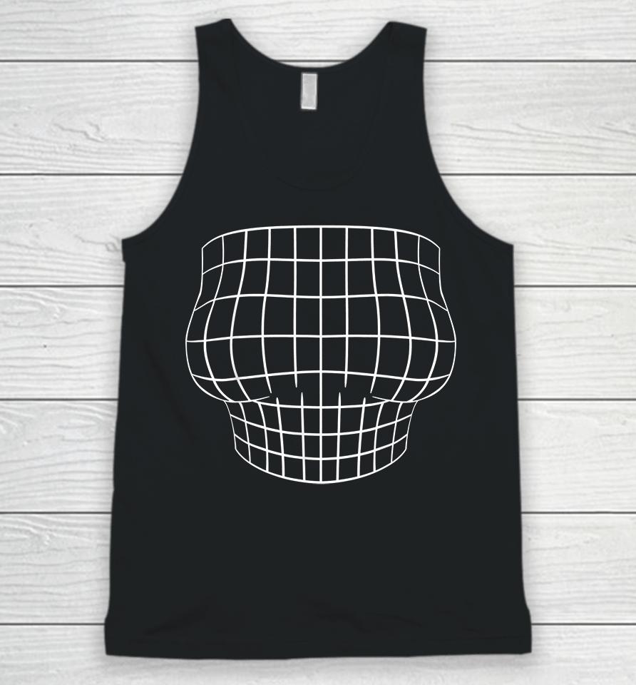 Magnified Chest Optical Illusion Unisex Tank Top