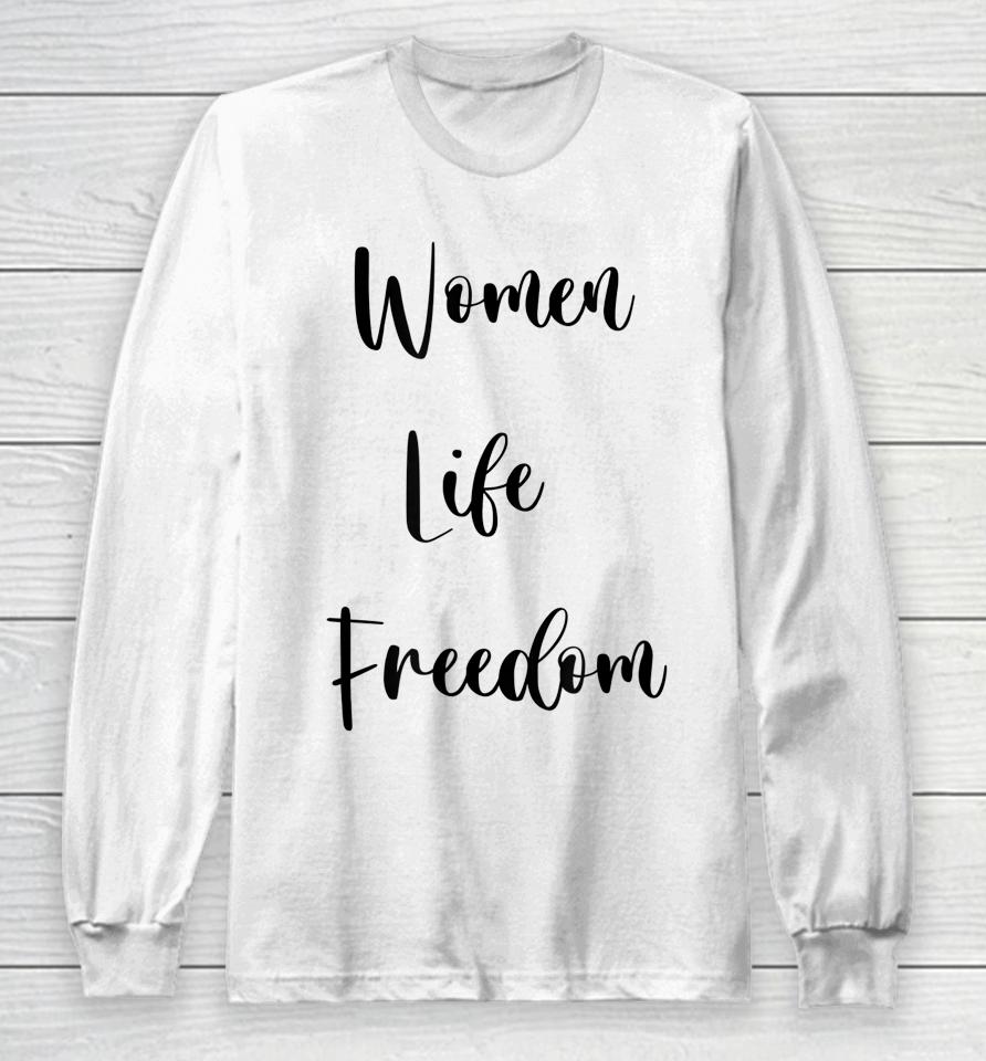 Mahsa Amini Iran #Mahsaamini Women Life Freedom Long Sleeve T-Shirt