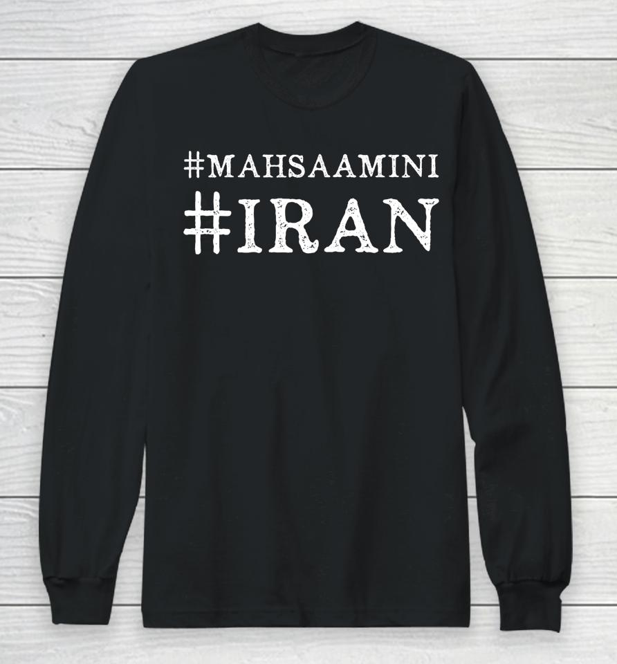 Mahsa Amini Mahsaamini Iran Long Sleeve T-Shirt