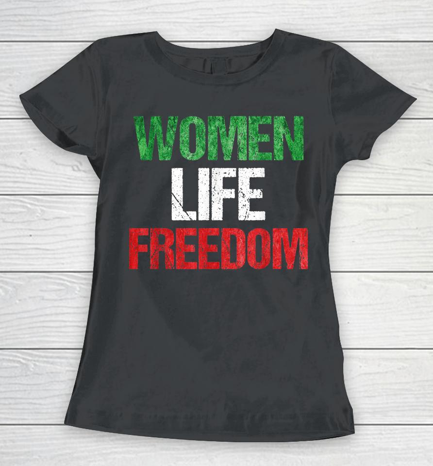 Mahsa Amini T-Shirt Mahsaamini Iran T Shirt Women Life Freedom Women T-Shirt