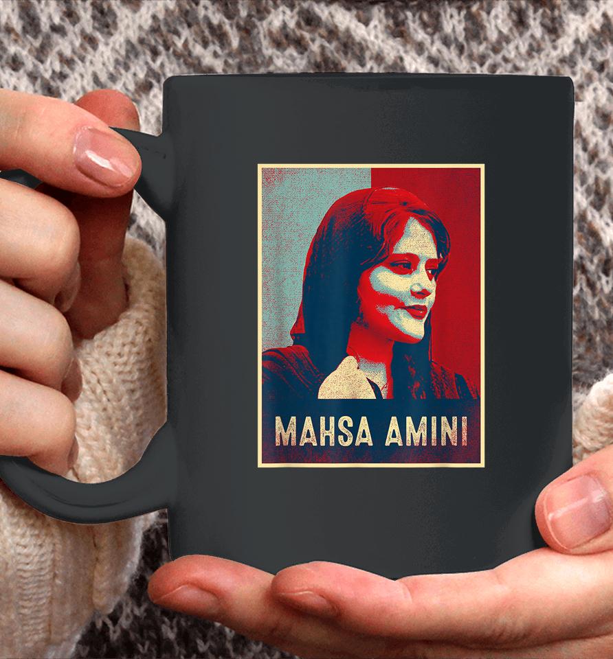 Mahsa Amini Vintage Retro Coffee Mug