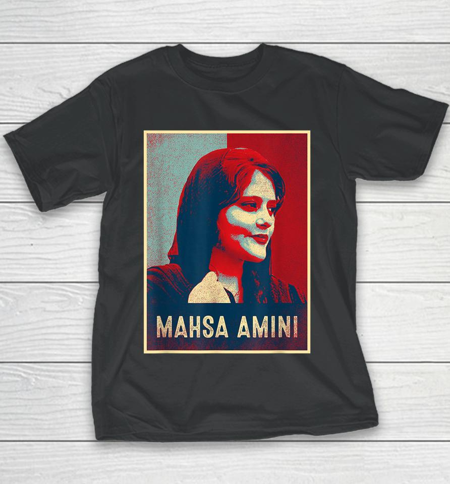 Mahsa Amini Vintage Retro Youth T-Shirt