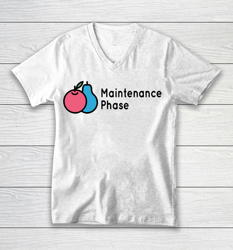 Maintenance Phase Logo Unisex V-Neck T-Shirt