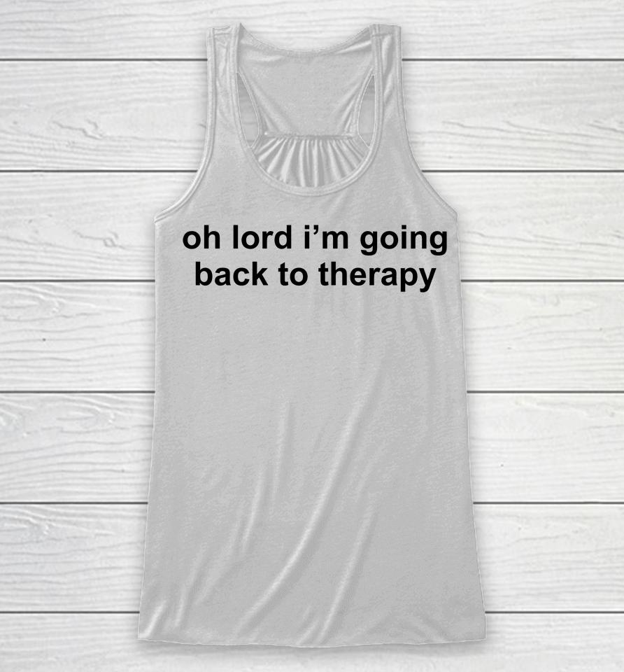 Maisie Peters Oh Lord I'm Going Back To Therapy Racerback Tank