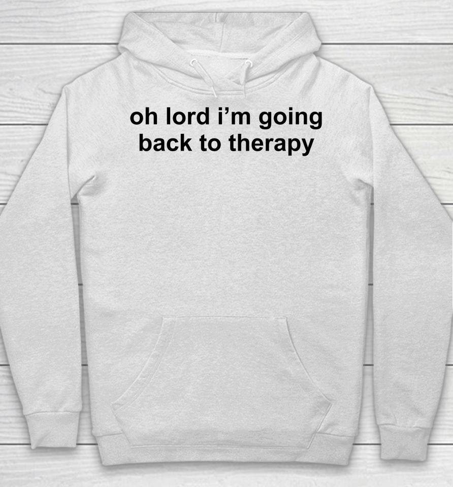 Maisie Peters Oh Lord I'm Going Back To Therapy Hoodie