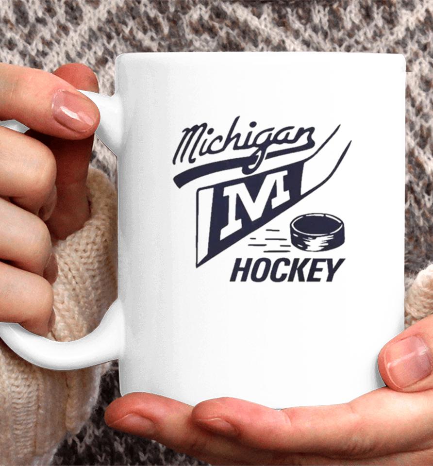 Maize Michigan Wolverines Gold Sweatshirts Coffee Mug