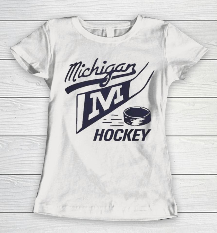 Maize Michigan Wolverines Gold Sweatshirts Women T-Shirt