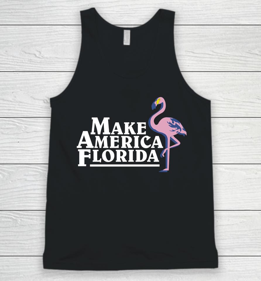 Make America Florida Flamingo Unisex Tank Top