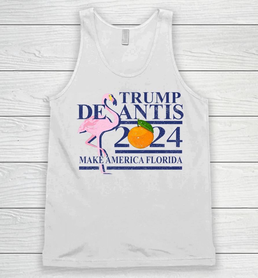 Make America Florida Trump Desantis 2024 Election Unisex Tank Top