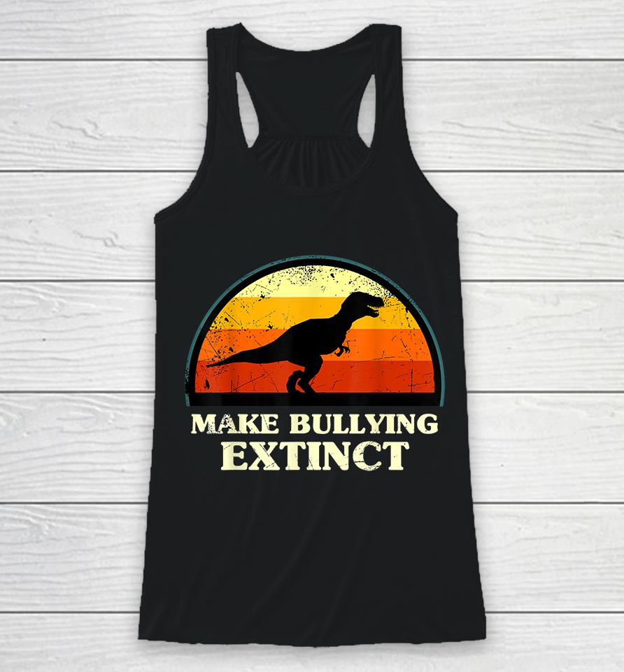 Make Bullying Extinct Racerback Tank