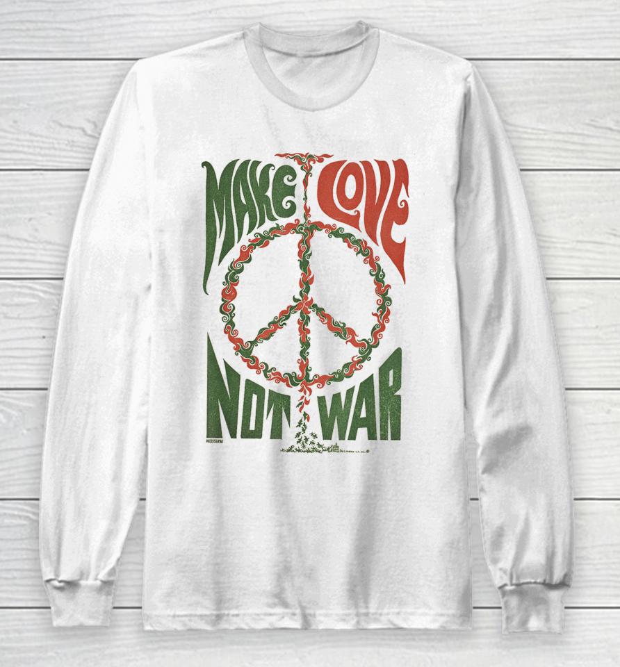 Make Love Not War Peace Vintage Long Sleeve T-Shirt