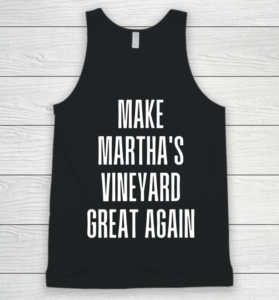 Make Martha's Vineyard Great Again Funny Trump Desantis 2024 Unisex Tank Top