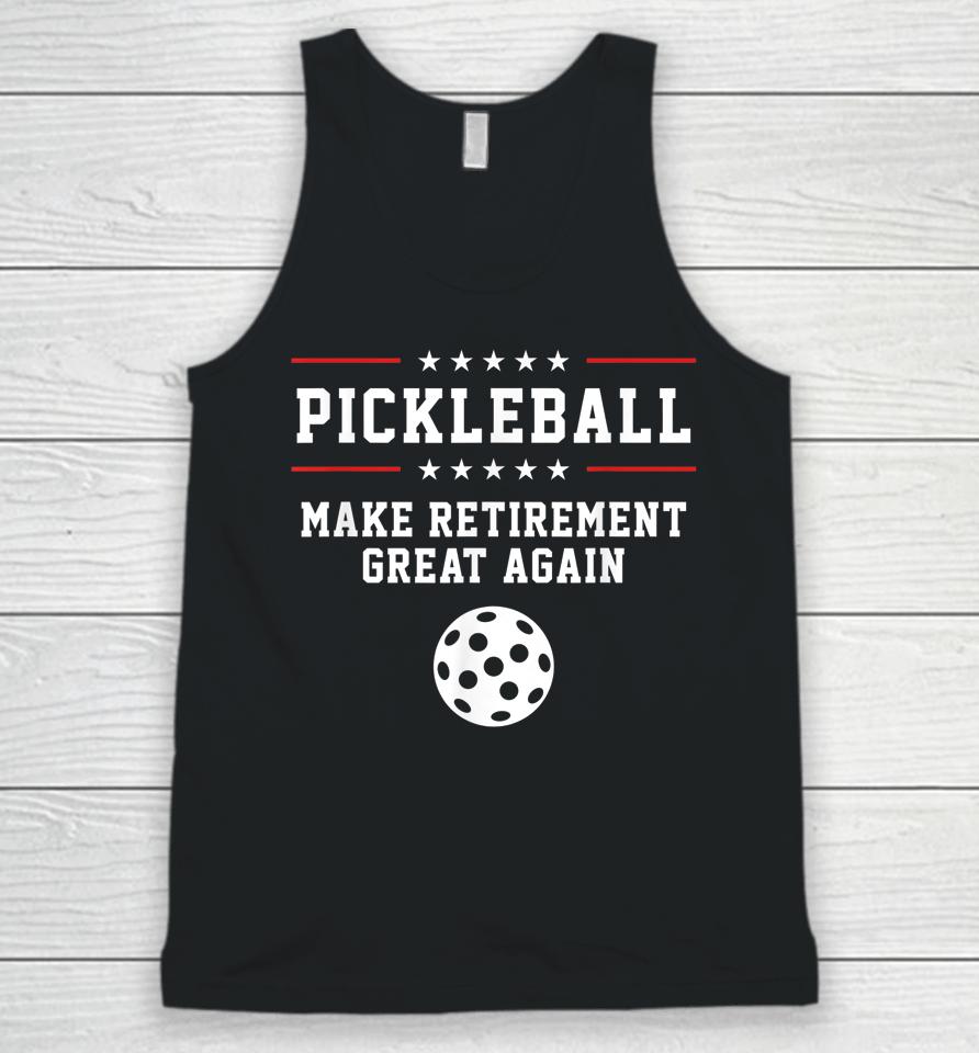 Make Retirement Great Again Pickleball Unisex Tank Top
