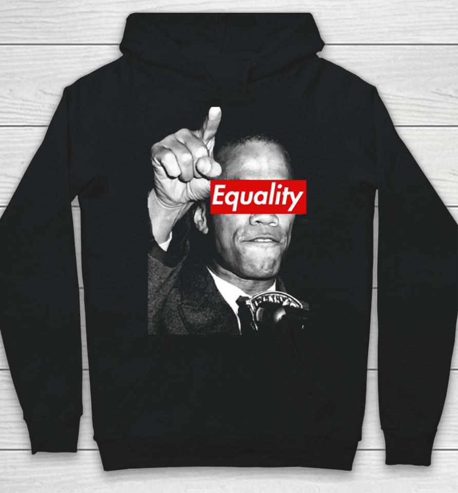 Malcolm X Equality No Racism Black Lives Matter Hoodie