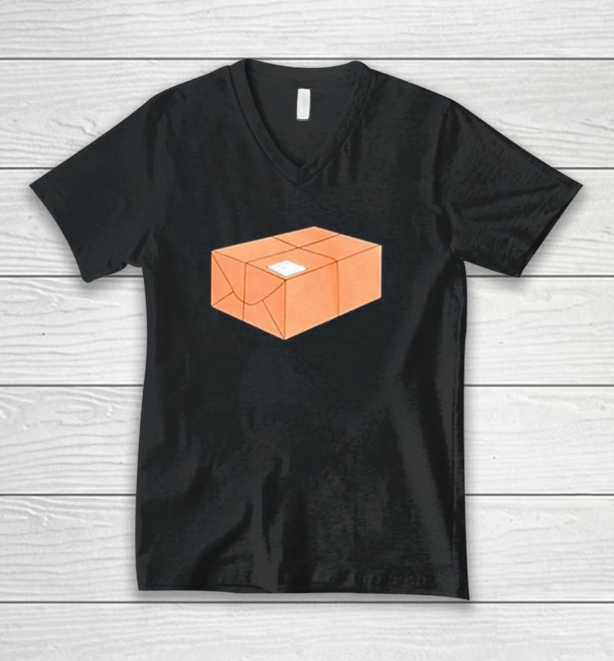 Male Package Handler Unisex V-Neck T-Shirt